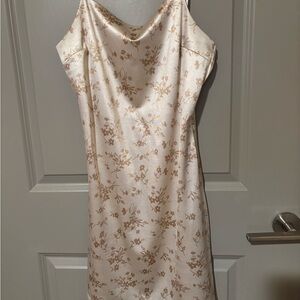 Floral Cream Dress